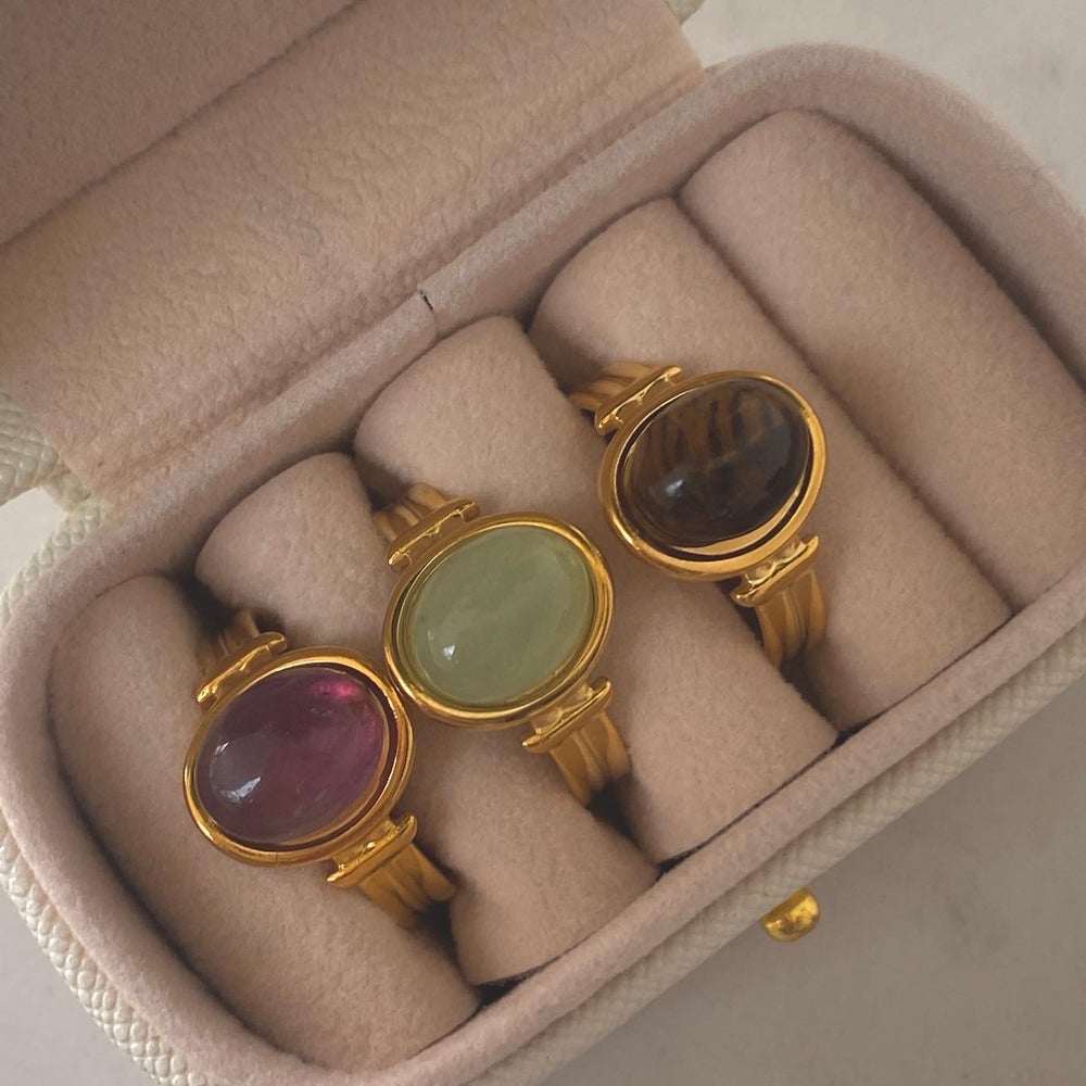 precious stone ring