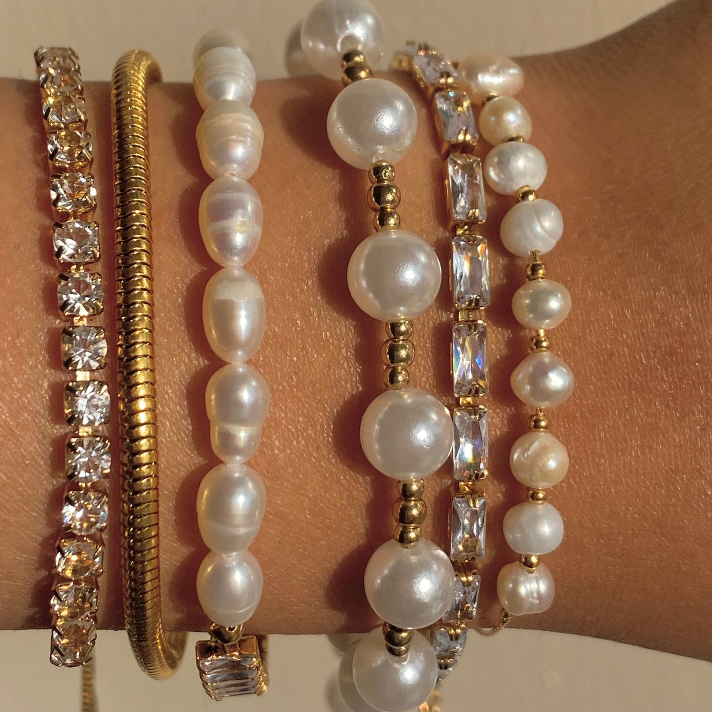 princess pearl bracelet