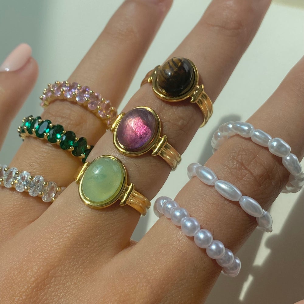 precious stone ring