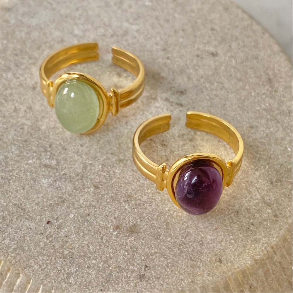 precious stone ring