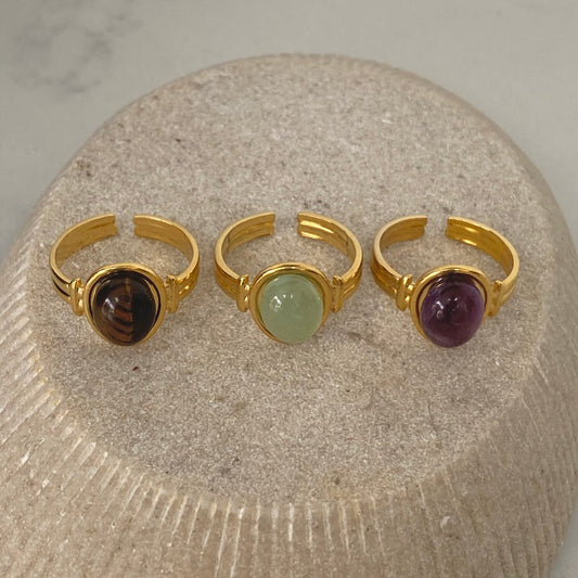 precious stone ring