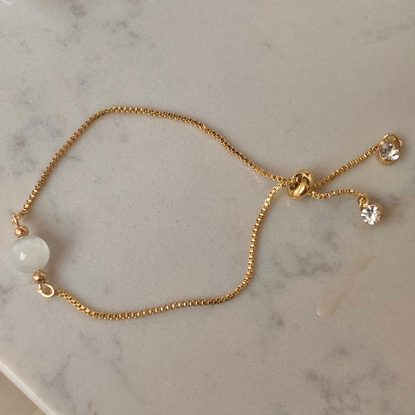 Opal ball bracelet